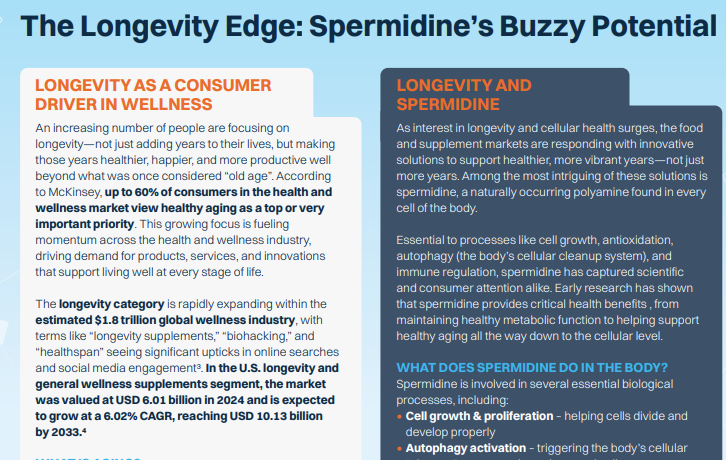 Longevity & Spermidine: The New Frontier in Wellness  PDF