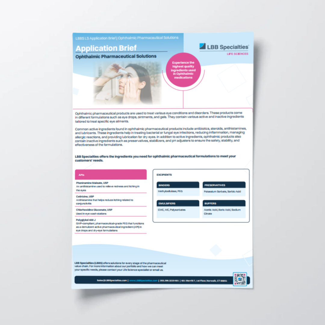 Ophthalmic Application Brief PDF
